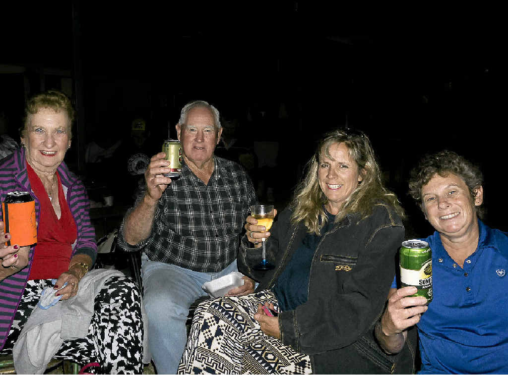 Marion Skaines, John Cochrane, Leanne Dopel and Meredith Lapsley toast to 2016 at Allora’s New Year’s Eve event. Marion Skaines, John Cochrane, Leanne Dopel and Meredith Lapsley toast to 2016 at Allora’s New Year’s Eve event.